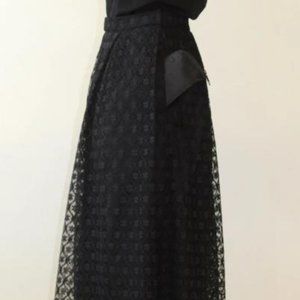 Black Midi Skirt